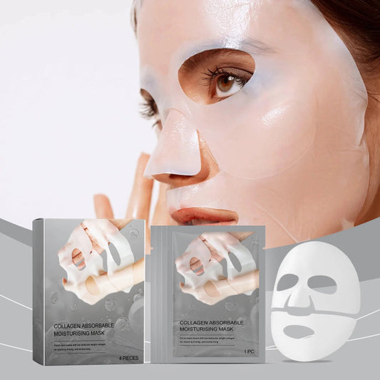 Masque Bio Collagen True Deep, Masque Collagène Nuit, Soin Visage, Masque Collagène Hydratant Anti-Âge