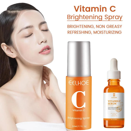 Vitamin C Brightening spray/serum Refreshing Non Greasy Smoothing Nourishing Facial Skin Moisturizing Hydrating Skincare Product