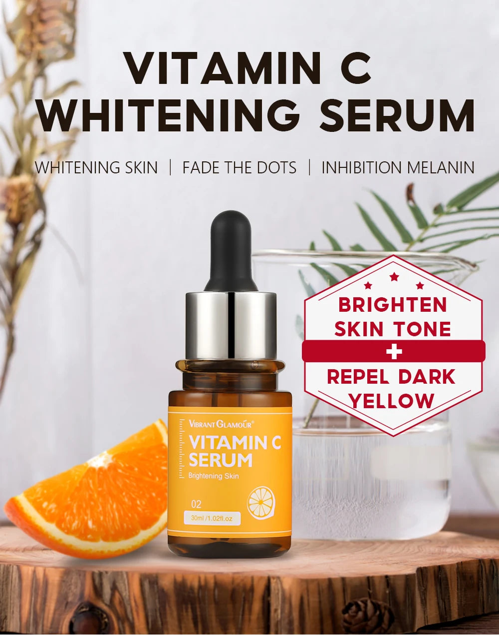 VIBRANT GLAMOUR Vitamin C  Facial Toner+Face Cream+Facial Essence+Sunscreen