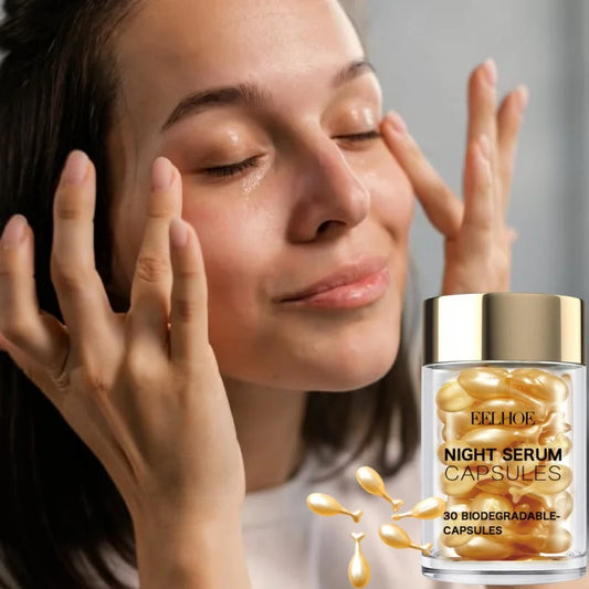 Vitamin C Facial Capsule Serum Moisturizing Anti Aging Wrinkle Removal Dark Spots Repair Acne Skin Rejuvenation Essence Capsules