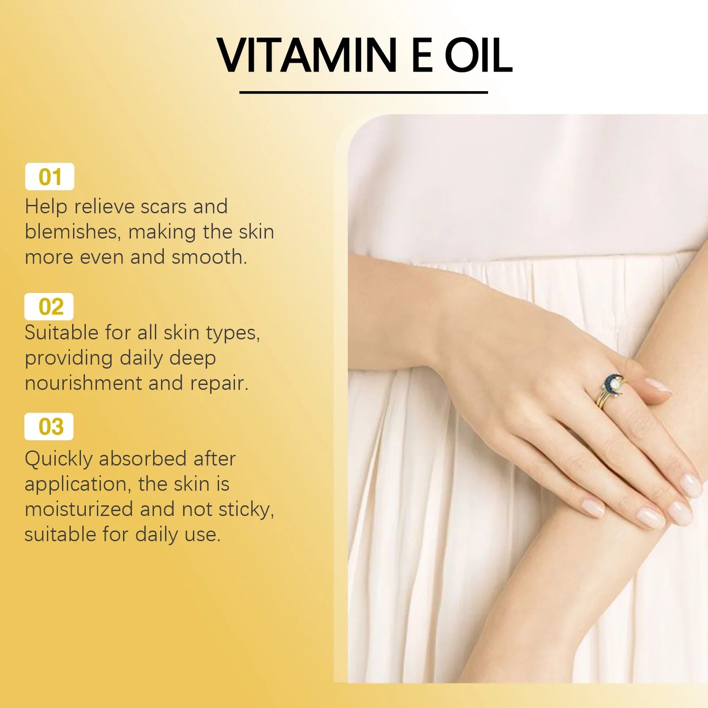 Vitamin E Essential Oil For The Whole Body Lighten Fine Lines Firming Tender Skin Rejuvenating Brightening Skin Care Oil