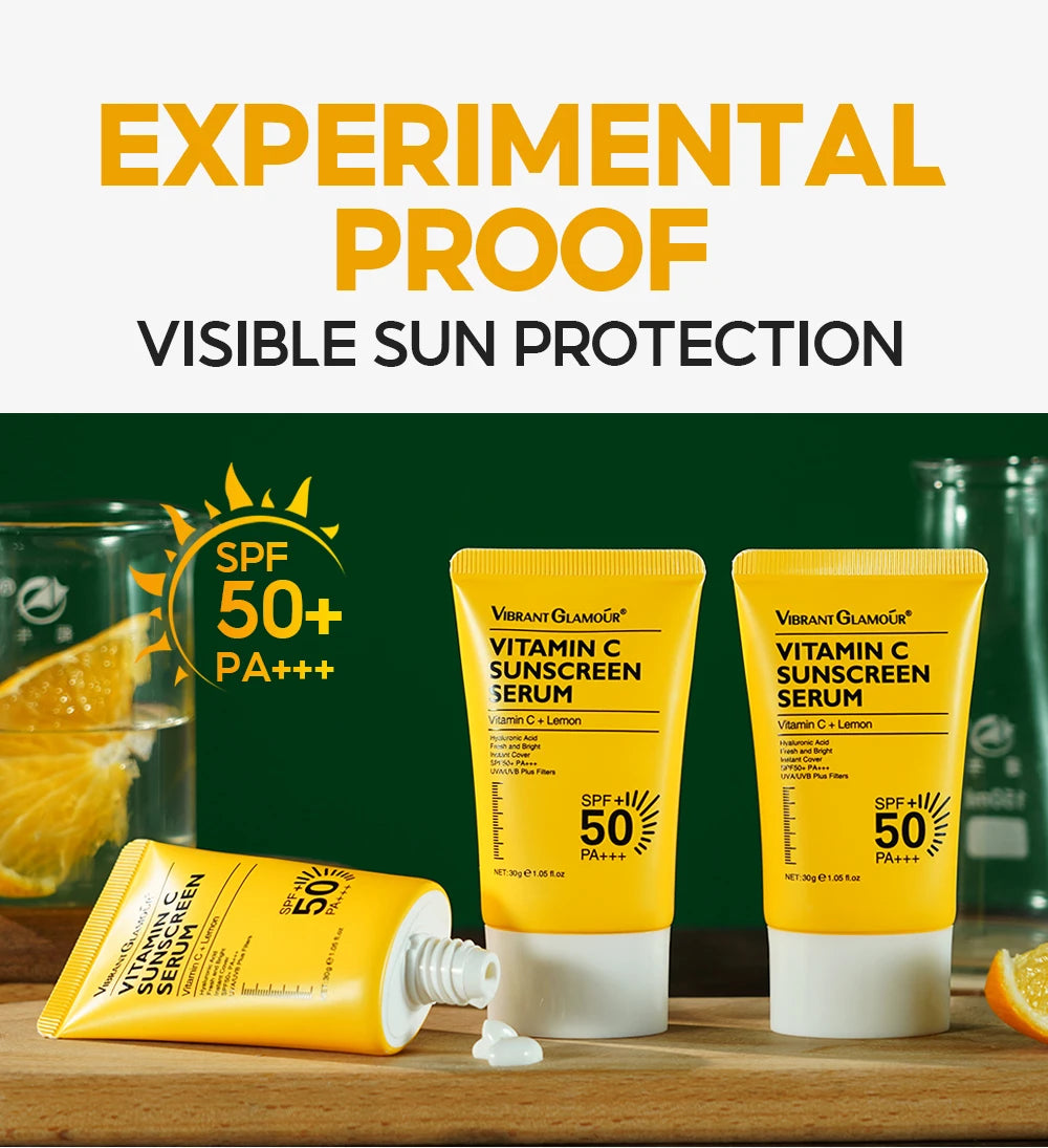 VIBRANT GLAMOUR Vitamin C  Facial Toner+Face Cream+Facial Essence+Sunscreen