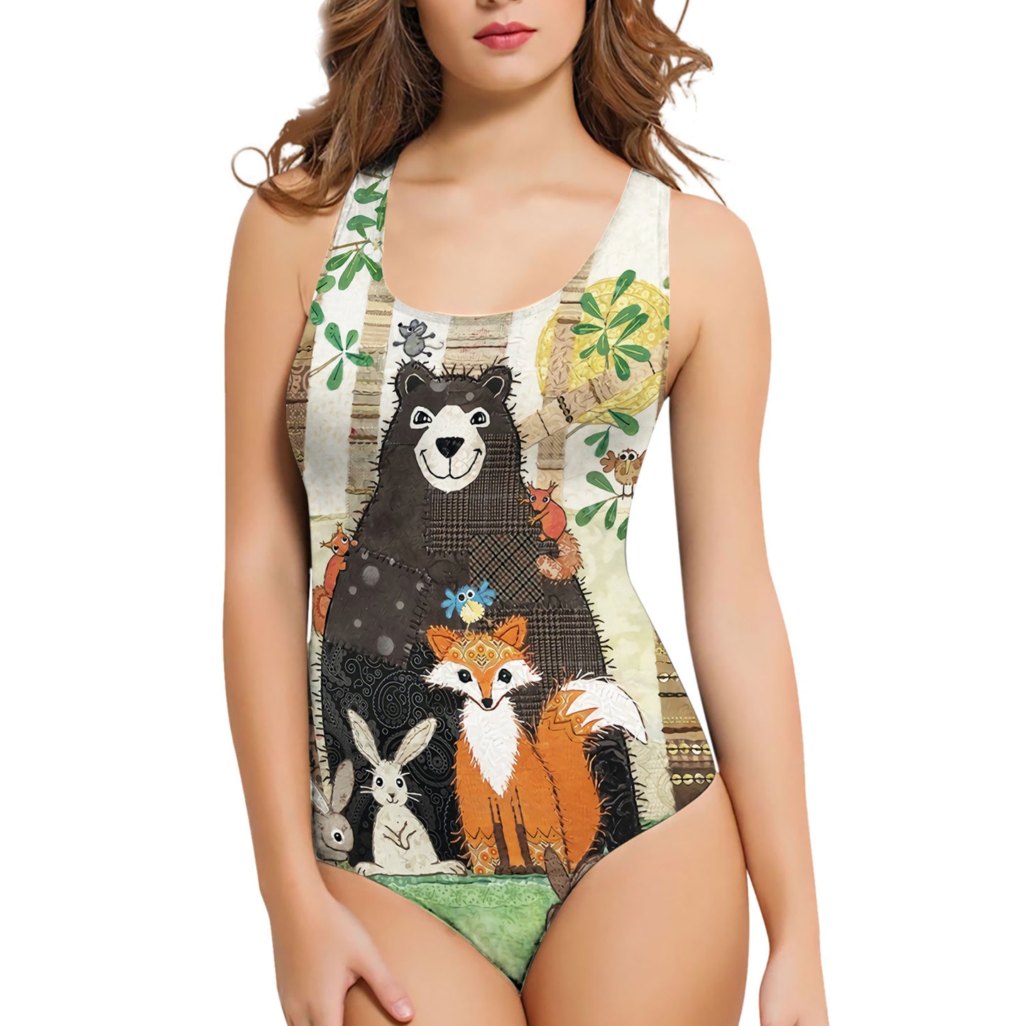 Pattern 3D Printed Bikini Women's Swimsuit