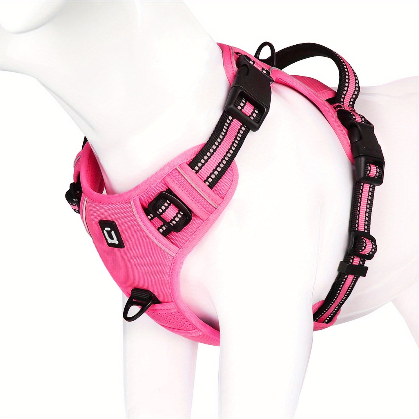Comfort-Grip No-Pull Dog Harness - Reflective Safety, Handle for Control - Ideal for Training & Walking