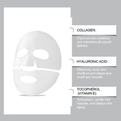 Masque Bio Collagen True Deep, Masque Collagène Nuit, Soin Visage, Masque Collagène Hydratant Anti-Âge