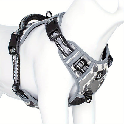 Comfort-Grip No-Pull Dog Harness - Reflective Safety, Handle for Control - Ideal for Training & Walking