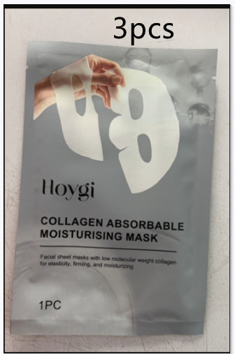 Masque Bio Collagen True Deep, Masque Collagène Nuit, Soin Visage, Masque Collagène Hydratant Anti-Âge