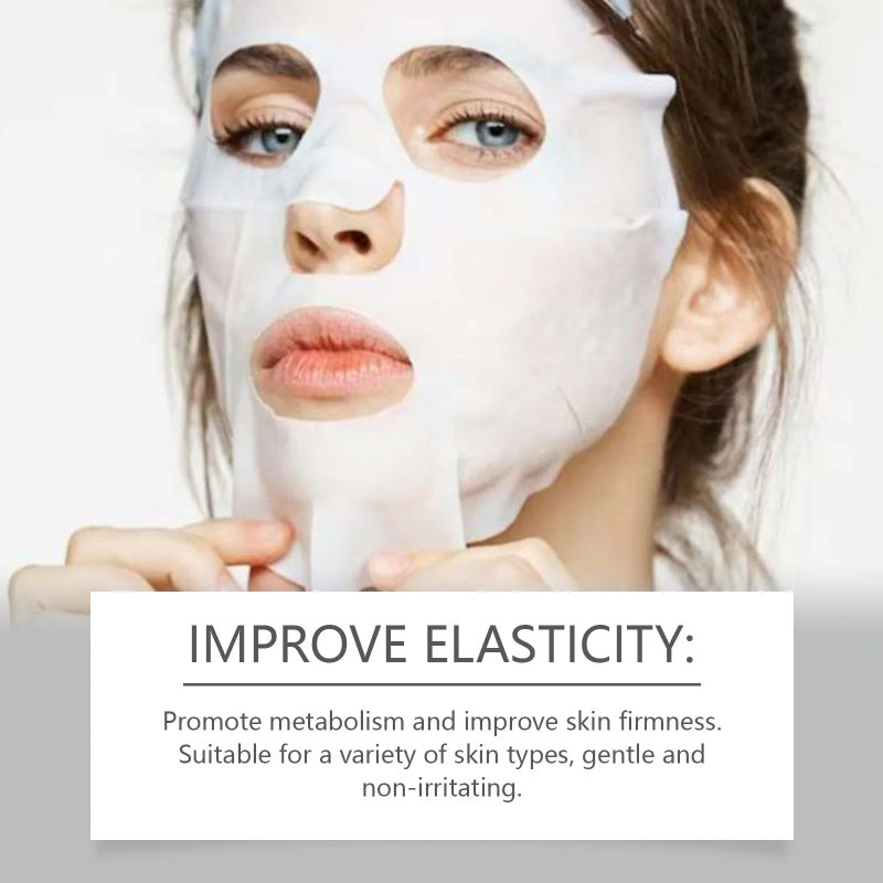Masque Bio Collagen True Deep, Masque Collagène Nuit, Soin Visage, Masque Collagène Hydratant Anti-Âge