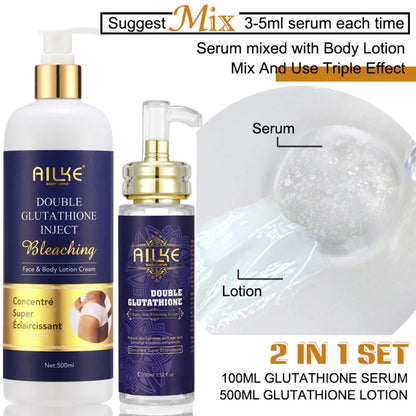 AILKE Multi-vitamin Body Lotion, Anti-wrinkle, Reduce Melanin And Stretch Marks, Regenerate Cell Vitality, Lightening Skin Care