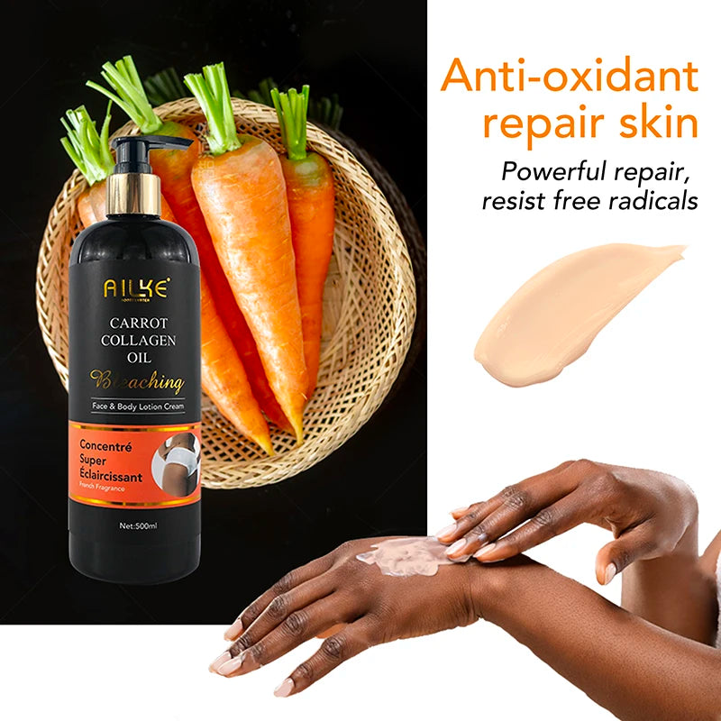 AILKE Multi-vitamin Body Lotion, Anti-wrinkle, Reduce Melanin And Stretch Marks, Regenerate Cell Vitality, Lightening Skin Care