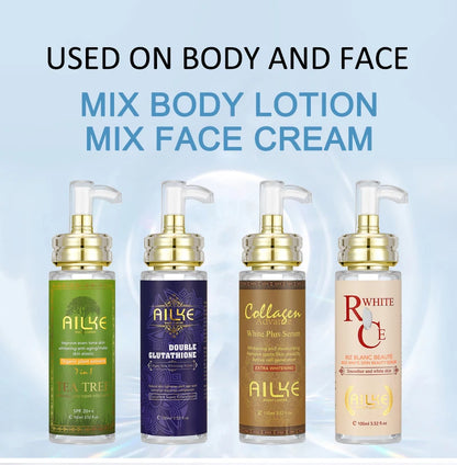 AILKE Multi-vitamin Body Lotion, Anti-wrinkle, Reduce Melanin And Stretch Marks, Regenerate Cell Vitality, Lightening Skin Care