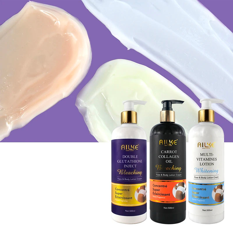AILKE Multi-vitamin Body Lotion, Anti-wrinkle, Reduce Melanin And Stretch Marks, Regenerate Cell Vitality, Lightening Skin Care