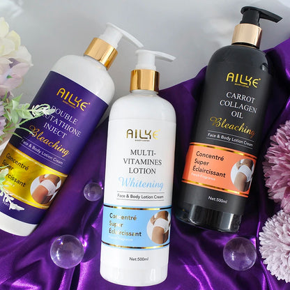 AILKE Multi-vitamin Body Lotion, Anti-wrinkle, Reduce Melanin And Stretch Marks, Regenerate Cell Vitality, Lightening Skin Care