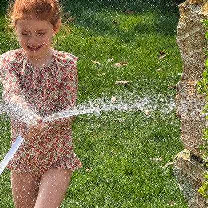 Girls' Backless Sun-proof Long-sleeved Swimsuit