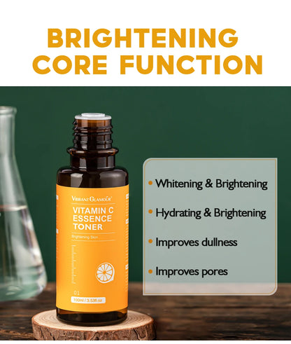 VIBRANT GLAMOUR Vitamin C  Facial Toner+Face Cream+Facial Essence+Sunscreen