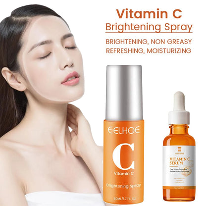 Vitamin C Brightening spray/serum Refreshing Non Greasy Smoothing Nourishing Facial Skin Moisturizing Hydrating Skincare Product