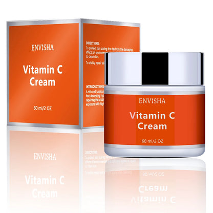 ENVISHA Beauty Health Facial Cream Vitimin C Skin Care Anti-Wrinkle Aging Moisturizing Shrink Pores Whitening Smooth Firming