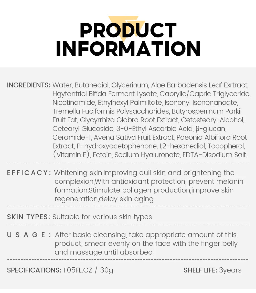 VIBRANT GLAMOUR Vitamin C  Facial Toner+Face Cream+Facial Essence+Sunscreen