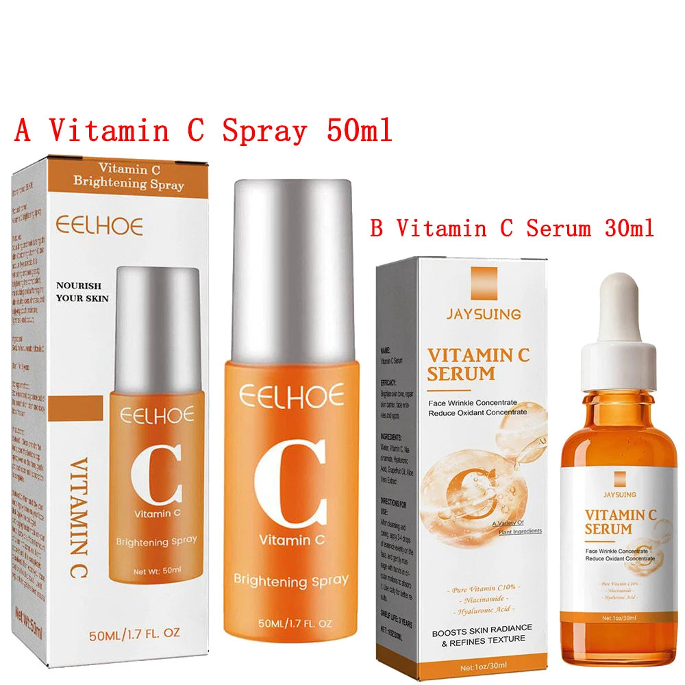 Vitamin C Brightening spray/serum Refreshing Non Greasy Smoothing Nourishing Facial Skin Moisturizing Hydrating Skincare Product
