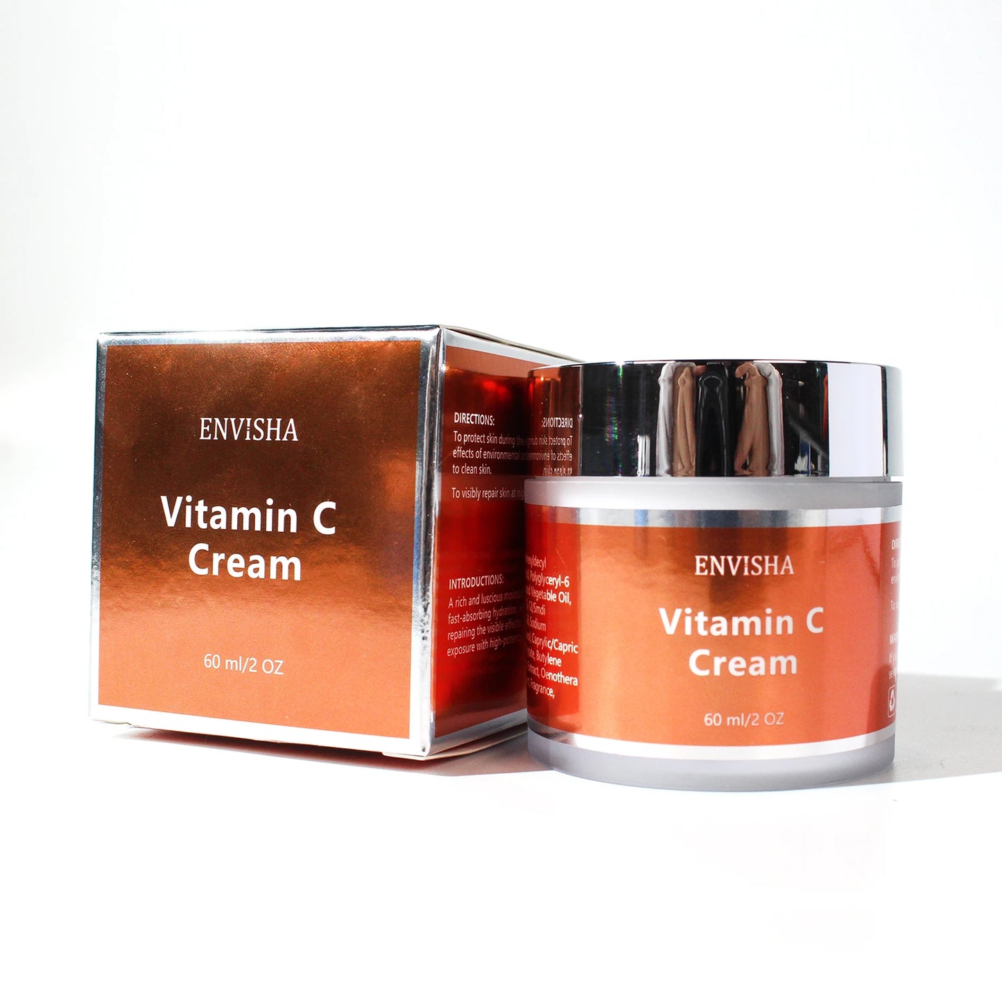 ENVISHA Beauty Health Facial Cream Vitimin C Skin Care Anti-Wrinkle Aging Moisturizing Shrink Pores Whitening Smooth Firming