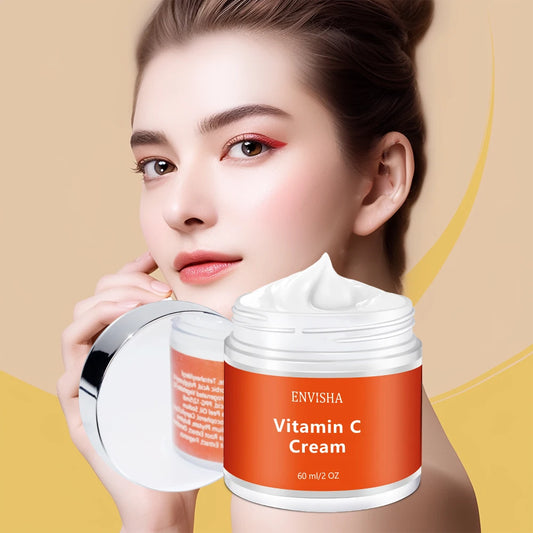 ENVISHA Beauty Health Facial Cream Vitimin C Skin Care Anti-Wrinkle Aging Moisturizing Shrink Pores Whitening Smooth Firming
