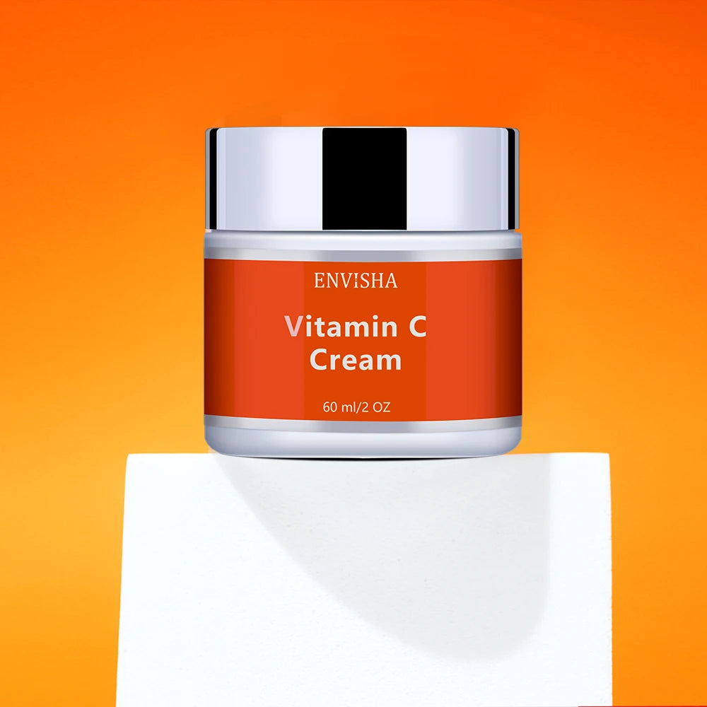 ENVISHA Beauty Health Facial Cream Vitimin C Skin Care Anti-Wrinkle Aging Moisturizing Shrink Pores Whitening Smooth Firming