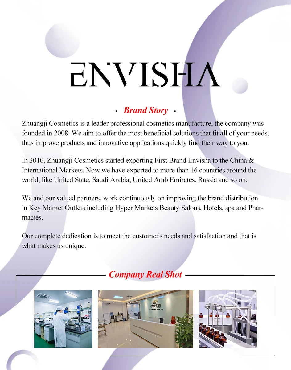 ENVISHA Beauty Health Facial Cream Vitimin C Skin Care Anti-Wrinkle Aging Moisturizing Shrink Pores Whitening Smooth Firming