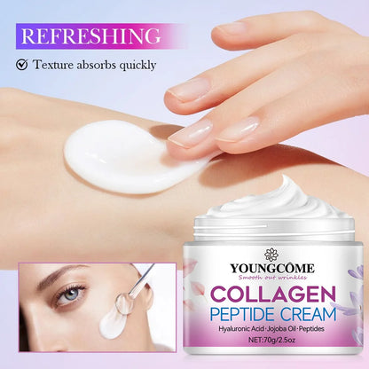 Collagen Peptide Face Cream Activates The Skin Deeply Nourishes Strongly Tightens Obviously Smoothes Creates A Shiny Complexion