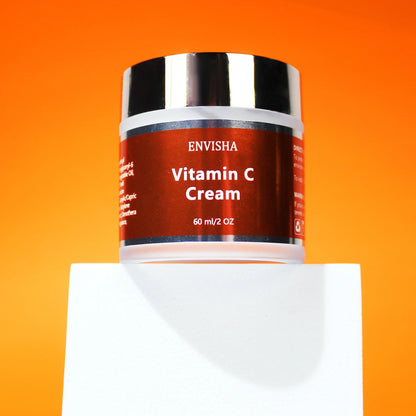 ENVISHA Beauty Health Facial Cream Vitimin C Skin Care Anti-Wrinkle Aging Moisturizing Shrink Pores Whitening Smooth Firming