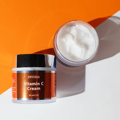 ENVISHA Beauty Health Facial Cream Vitimin C Skin Care Anti-Wrinkle Aging Moisturizing Shrink Pores Whitening Smooth Firming