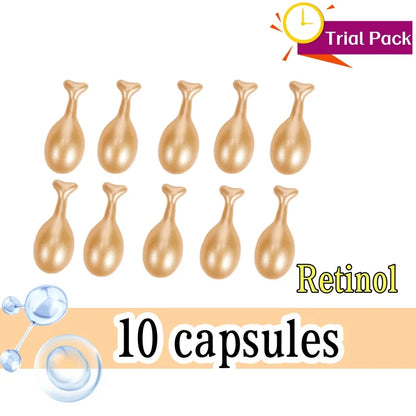 Vitamin C Facial Capsule Serum Moisturizing Anti Aging Wrinkle Removal Dark Spots Repair Acne Skin Rejuvenation Essence Capsules