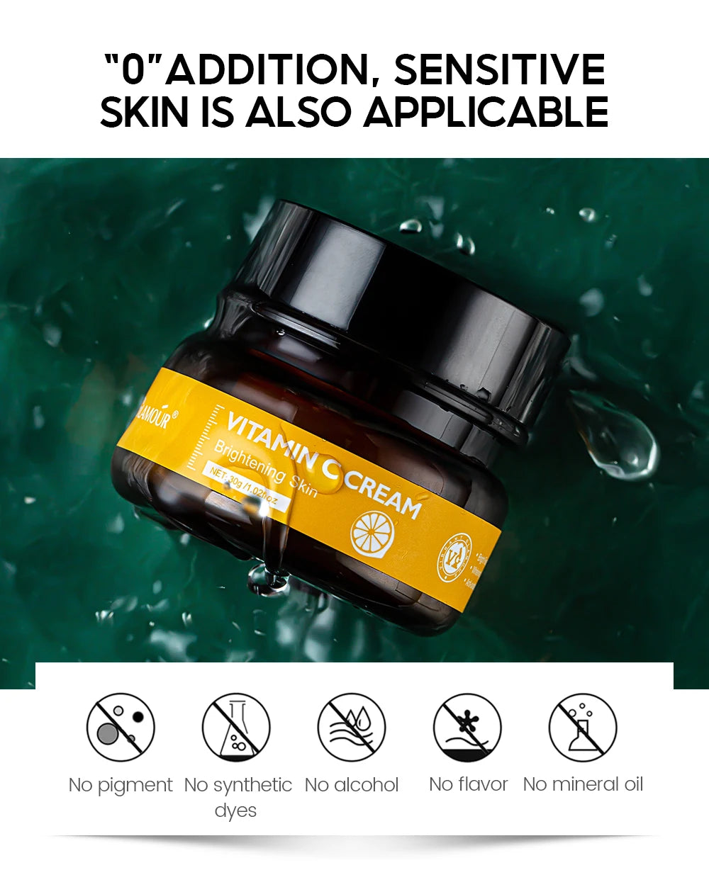 VIBRANT GLAMOUR Vitamin C  Facial Toner+Face Cream+Facial Essence+Sunscreen