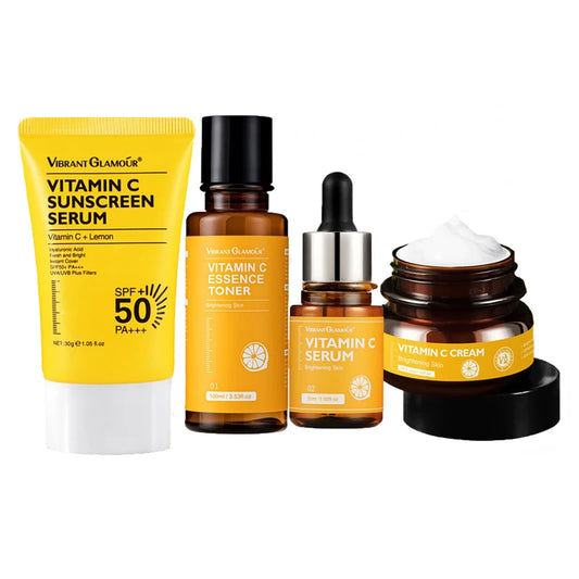 VIBRANT GLAMOUR Vitamin C  Facial Toner+Face Cream+Facial Essence+Sunscreen