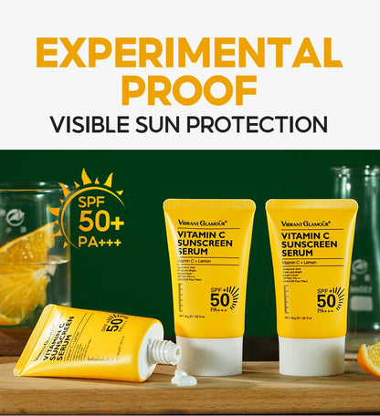 VIBRANT GLAMOUR Vitamin C  Facial Toner+Face Cream+Facial Essence+Sunscreen