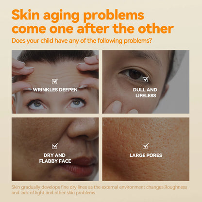 Vitamin C Facial Capsule Serum Moisturizing Anti Aging Wrinkle Removal Dark Spots Repair Acne Skin Rejuvenation Essence Capsules