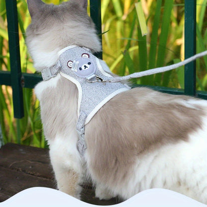 Dog Chest Harness And Leash, Soft Dog Harness Vest With Rope, Adjustable Dog Walking Harness, Only For Small Dog