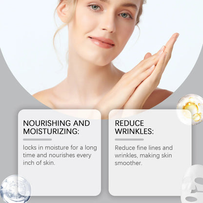 Masque Bio Collagen True Deep, Masque Collagène Nuit, Soin Visage, Masque Collagène Hydratant Anti-Âge