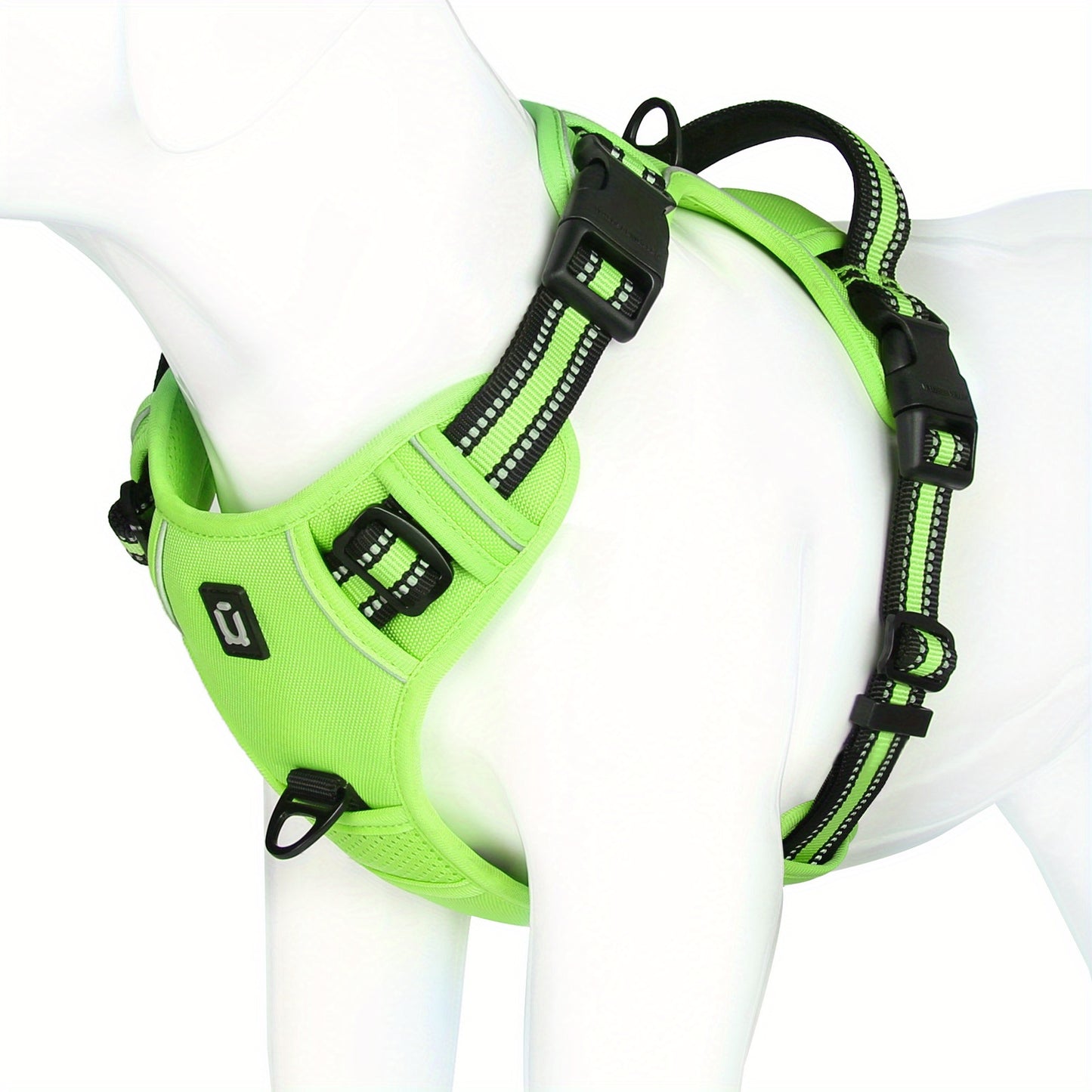 Comfort-Grip No-Pull Dog Harness - Reflective Safety, Handle for Control - Ideal for Training & Walking