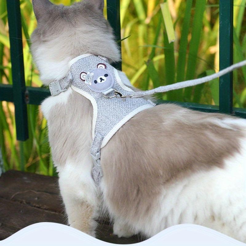 Dog Chest Harness And Leash, Soft Dog Harness Vest With Rope, Adjustable Dog Walking Harness, Only For Small Dog